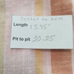 a.n.a  Pink Striped Crop Top Cotton Striped Boho Top Size XL NWOT Powder Pink Top Photo 7