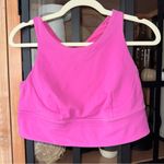 Lululemon  Wunder Train long-line sports bra plus size medium support sonic pink Photo 1