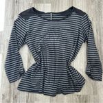 Kuhl  Thermal Longsleeve Shirt Striped Black and Gray Size Large Winter Photo 0