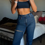 Abercrombie & Fitch Abercrombie Ultra High-Rise Straight Jeans Photo 0