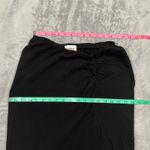 Xirena Skirt Medium Black Gauzy Pull On Lightweight Coastal Minimal Ruched Photo 6