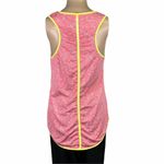 Tangerine Womens Tank Top Shirt Reflective Running Athletic Pink Yellow Medium Photo 5