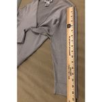 Alfani  Women Medium Gray Sweater Cardigan 3/4 Sleeve Full Zipper Open Front Photo 9