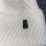 Spyder  White Diagonal Dimensional Knit Cuffed BEANIE Hat Cap Womens One Size NEW Photo 2