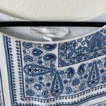 Olivaceous Blue Bandana Print Dress Photo 4