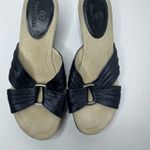 Cole Haan Black Leather Slide Sandals Size 7B Photo 1