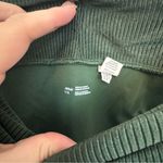 American Eagle aerie high cut cheeky ribbed forest green bikini bottom Large Photo 1
