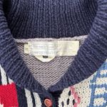 The Eagles Eye Sweater Womens Size Medium Farm Flag Heart Wool Knit Vintage 80s Photo 3