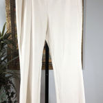 Rafaella  Women’s Pull-On Pants Size 16 Off-White Stretch Straight Leg Preppy Photo 0