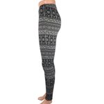 Cotton On Black Fair Isle Print Mid Rise Skinny Leg Stretch Casual Legging XS Photo 1