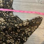 Ulla Johnson  Black Paisley & Floral Print Silk Chiffon Midi Ruffled Skirt sz 4 Photo 5