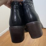 Kelsi Dagger Anthropologie  brooklyn eyelet leather black heeled ankle boots 7.5 Photo 6