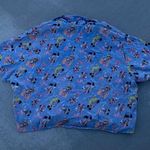 Disney Vintage Walt World Sleepwear Minnie & Mickey Button-up Top Photo 3