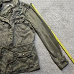 Max jeans Max‎ Jeans Women's Small Green Utility Jacket Military Drawstring Cinched Waste Photo 11