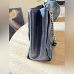 Kate Spade Handbag Quilted Leather Shoulder Bag Navy Gold Purse Photo 2