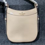 Kate Spade NWT  Leila North South Crossbody taupe color peddled leather F9 Photo 0