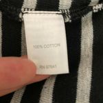 J. Jill Sweater Dress S Black Gray Striped Shift Tunic Short Long‎ Sleeve Pocket Photo 9