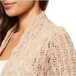 Leo & Nicole Women's 
Open Front Long Pointelle Cardigan! Photo 2