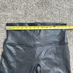 Spanx  black faux leather leggings size XL Photo 9