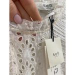 NWT Sea New York Georgina Ruffle Minidress White Size XXS Photo 6