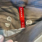 Spanx Stretch Twill Cropped Wide Leg Pants Brown Smoke Size Large Photo 7