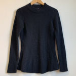 Design History  Women’s Sweater Pure 100% Cashmere Pullover Black Size Small Photo 0