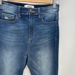 Carly Jean Medium Wash High Rise Denim Jeans Cut Off Distressed Womens Size 9 Photo 3