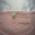 Lucky Brand  Light Pink Heart Patterned Long Sleeve Thermal Tee Size Small Photo 2