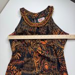 R & K Originals Maxi Dress Size 10 Beaded Neckline Empire Waist Boho Tribal Black Photo 8