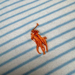 VTG Ralph Lauren Sport Cropped Polo Baby T Shirt L White Blue Orange Size L Photo 3