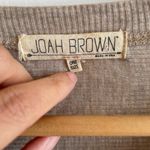 Joah Brown  Rib Knit Dolman Long Sleeve Shirt One Size Relaxed Fit Casual Photo 1