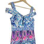 Lilly Pulitzer Iva Midi Dress Resort White Flock Together Engineered flawed Photo 2