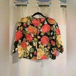 Kimchi Blue Women’s Floral  Crop Top Photo 2