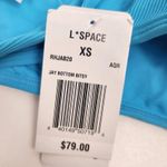 l*space L* Jay Bikini Bottom Bitsy Cut in Aqua Blue Size XS NWT Photo 4