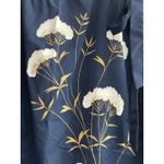 Vintage The Bagshaws of St Lucia WI Wrap Skirt Size Small‎ Blue Floral Tropical Photo 5