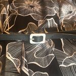 Madison Leigh  Belted Floral Black and White Dress size 18W Photo 2
