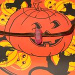 Large hot pink crystal brown leather wrap necklace/bracelet Photo 2