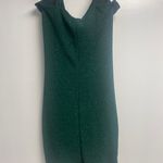 Dark Green Shimmer Dress Size M Photo 1