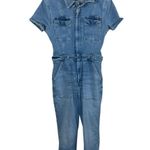 Good American  Fit For Success Denim Jumpsuit size 3 (Large) Photo 7