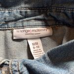 Liz Lange  Maternity Medium 8-10 Tunic Denim Shirt Photo 2