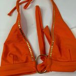 Split Orange Disco Halter Bikini Top‎ Size XS NWT Photo 4