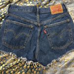 Levi's Levi’s ladies cutoff denim ribcage shorts button fly size 26 Photo 4
