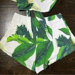 Zaful Palm Leaf Tie Top and High Rise Shorts Set Photo 8