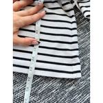 Ann Taylor A1  LOFT Striped‎ Knit Top 3/4 Sleeve Boat Neck 100% Cotton Photo 3