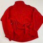 Vintage Turtleneck Sweatshirt With Ribbed Detailing Red Size undefined Photo 3