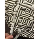 Sanctuary  Black White Geometric Button Down Blouse XS Long Sleeve Work Shirt Top Photo 12
