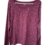 Loft Ann Taylor  size L scoop neck long sleeve tee Photo 0