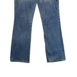 American Eagle Favorite Boyfriend Jeans Distressed Y2K Retro 90s Bootcut Size 6 Blue Photo 6