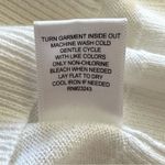 New York & Co Top Sweater White Short Sleeve Knit Sweater Top Size Medium NEW Photo 7