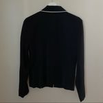 Sag Harbor Dress Blazer Black White Trim Buttons Business Casual Officewear Cute Size 10 Photo 5